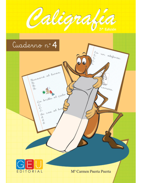 Cuadernos De Caligrafia Para Niños Español 4 a 8 Años 135 Paginas