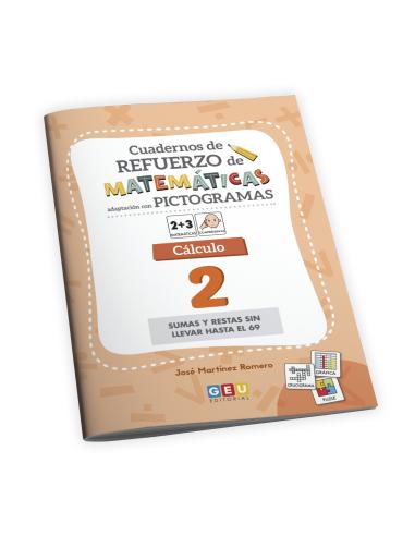 Cuaderno de refuerzo con matemáticas, Cálculo 2 adaptación con pictogramas