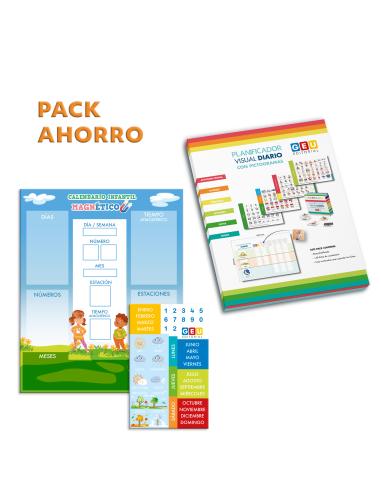 Pack ahorro. Organización diaria 1