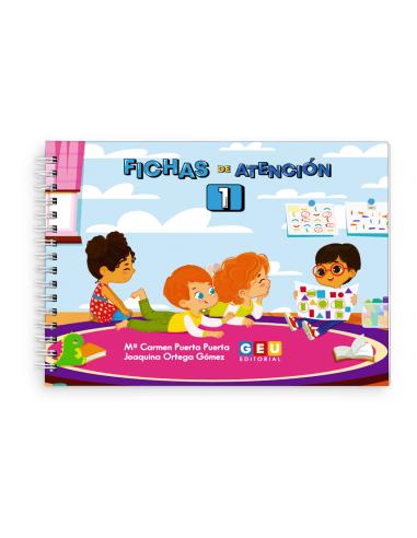 Dislexia Libros | Fichas de Atención 1 - Cuaderno para Trabajar la Concentracion y Atencion en Infantil | Editorial GEU